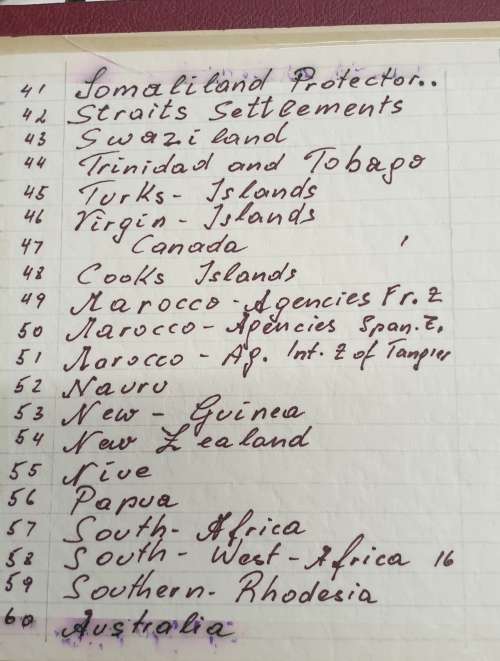 1937 Coronation stamp album + stamps.