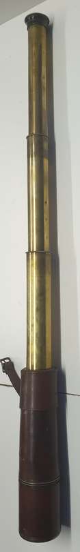 Vintage Dollond London signalling 3 draw telescope. Early 1900`s
