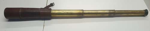 Vintage Dollond London signalling 3 draw telescope. Early 1900`s