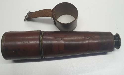 Vintage Dollond London signalling 3 draw telescope. Early 1900`s