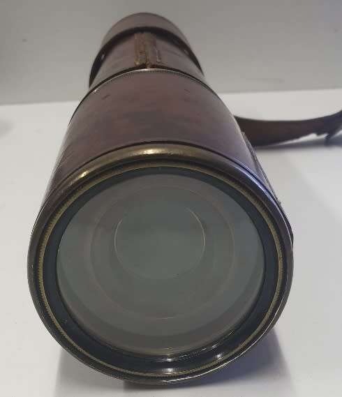 Vintage Dollond London signalling 3 draw telescope. Early 1900`s