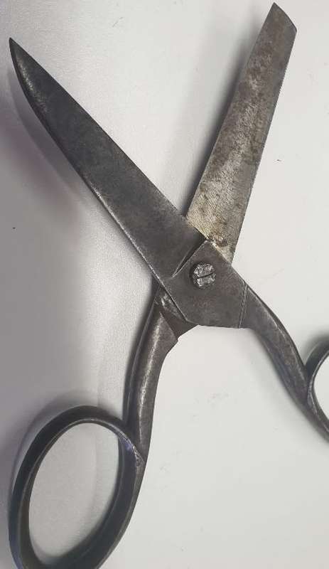 Antique Hand Forged Iron Scissors
