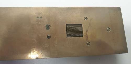 Antique Brass Rolling Parallel Rule. Robert Nicholl London England