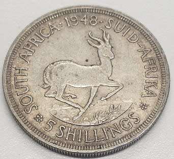 1948 5 Shillings Crown ( circulated )