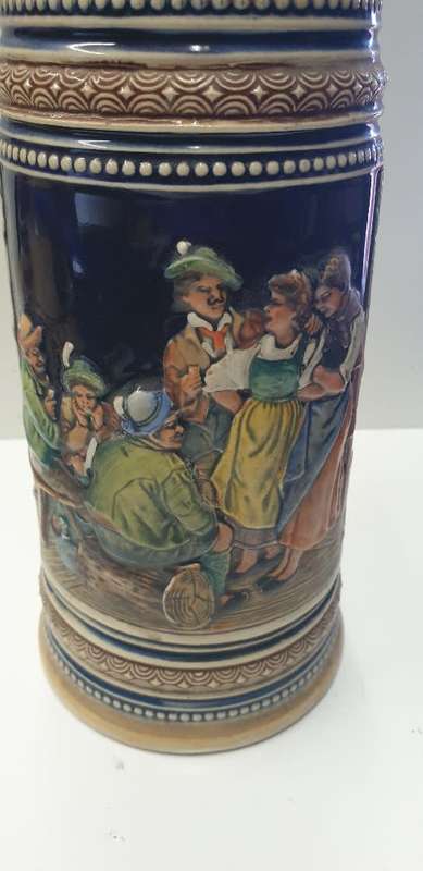 Vintage German 1L Beer Stein