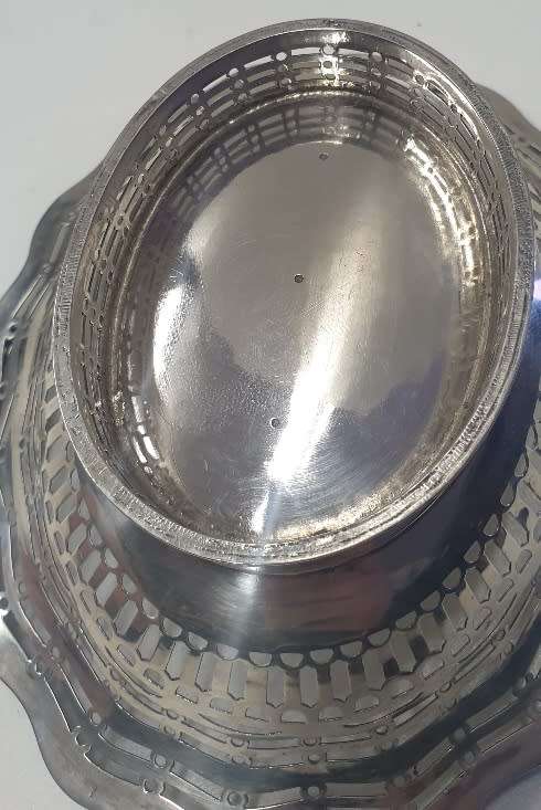 1777 George III Silver Sweetmeat Basket
