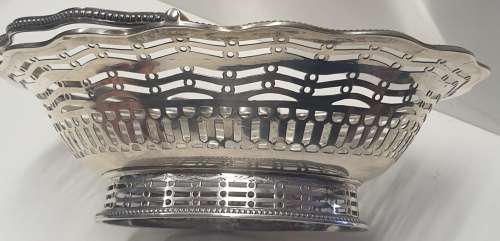 1777 George III Silver Sweetmeat Basket