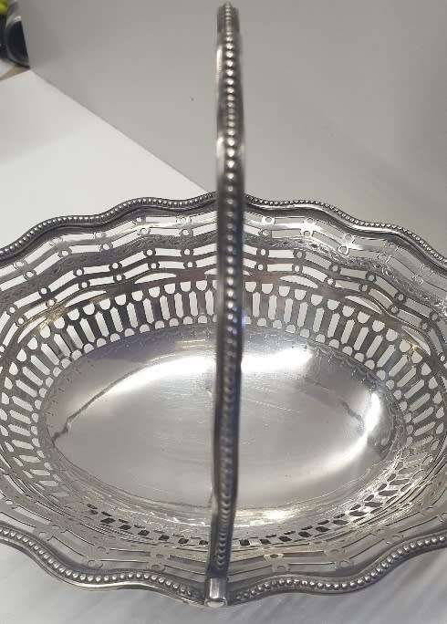 1777 George III Silver Sweetmeat Basket