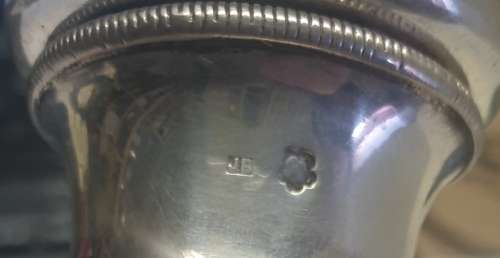 1872 Austrian Diana Silver Sugar Caster.