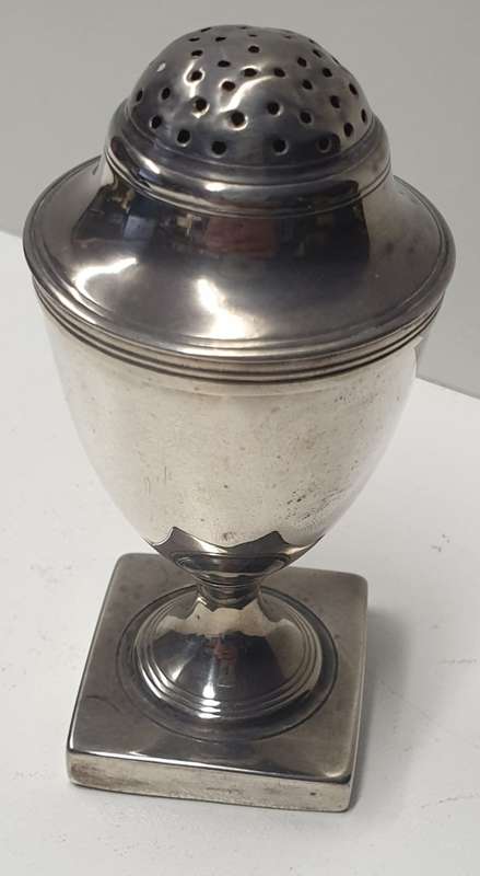 1806 George Heming & William Chawner London Silver Pepper Pot