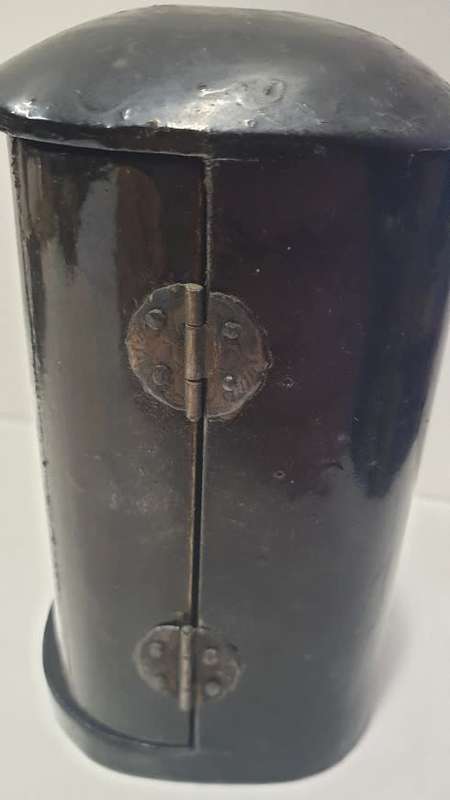 Antique Edo period Japanese wood carved Zushi fine traveling shrine