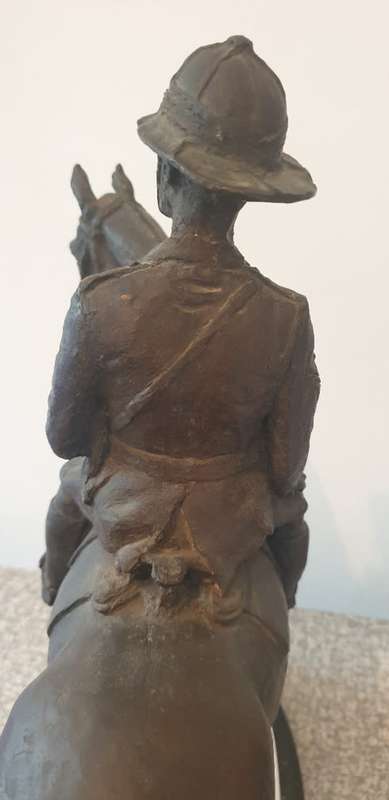 Early 1900 Bronze Soldier on Horseback. 1 of a kind!!!!