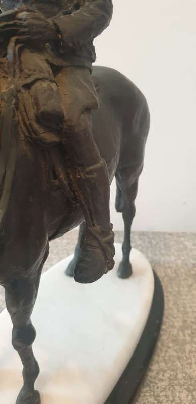 Early 1900 Bronze Soldier on Horseback. 1 of a kind!!!!