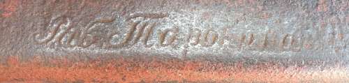 Pre 1917 Metal Russian Cossack on a Troika Sled.