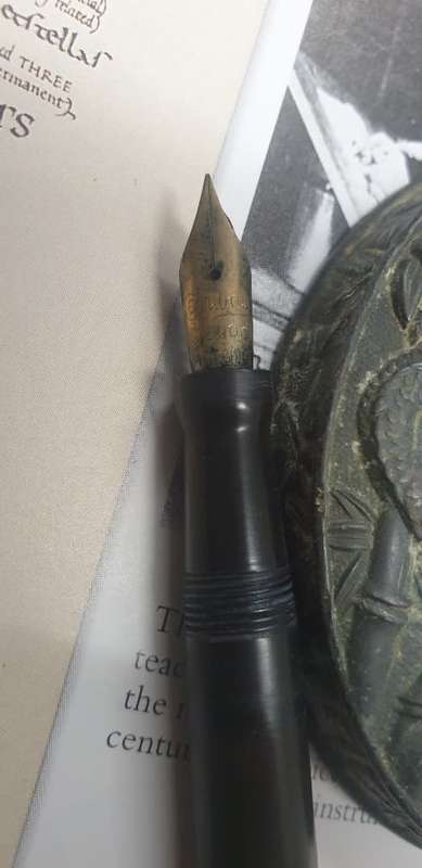 2 VINTAGE LEVER FILLED FOUNTAIN PENS. PLEASE READ DESCRIPTION!!!!!