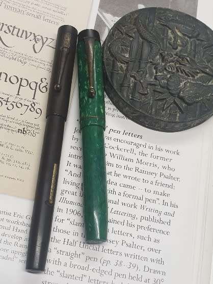 2 VINTAGE LEVER FILLED FOUNTAIN PENS. PLEASE READ DESCRIPTION!!!!!