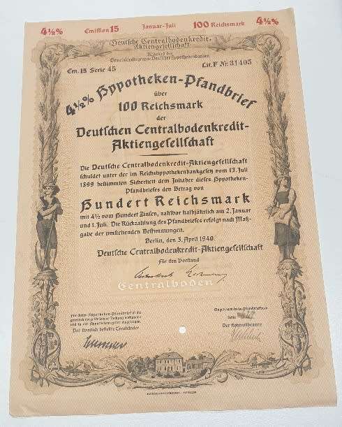 4 GERMAN NOTGELD NOTES. PLEASE SEE PICTURES AND DESCRIPTION