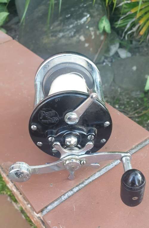 Vintage Penn No155 Fishing reel. Made in USA