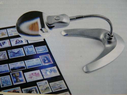 LED MAGNIFIER WITH FLEXIBLE ARM