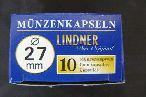 NON PVC 27MM COIN CAPSULES PRICE PER 10 CAPSULES  ( MANDELA BIRTHDAY R5 COIN) SPECIAL!!!!!