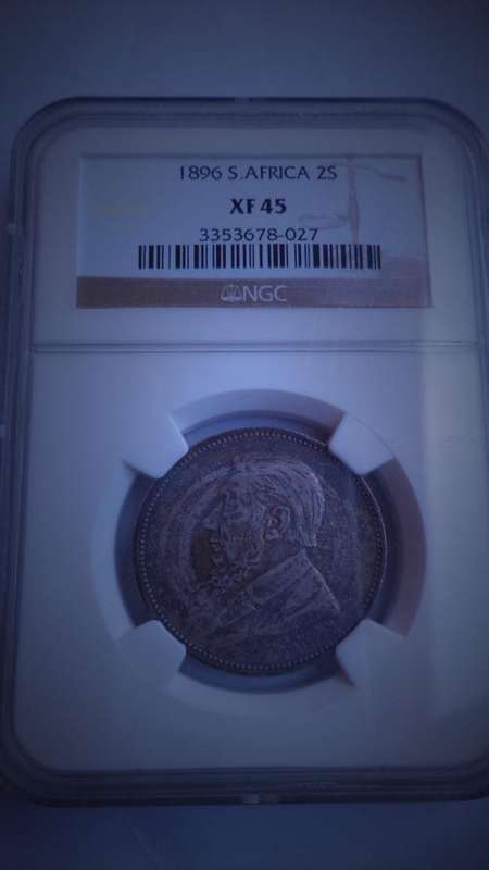 1896 2 SHILLING XF 45