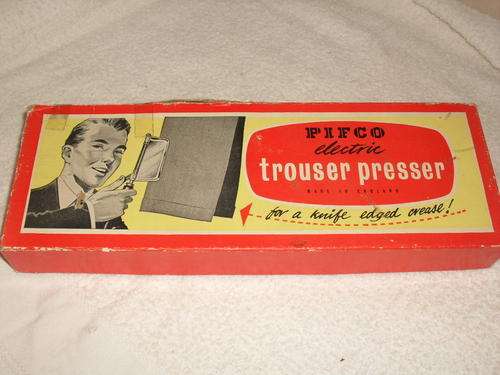 VINTAGE TROUSER PRESSER IN ORIGINAL BOX