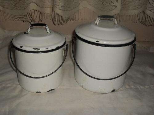 COLLECTIBLE ENAMEL CADDY'S