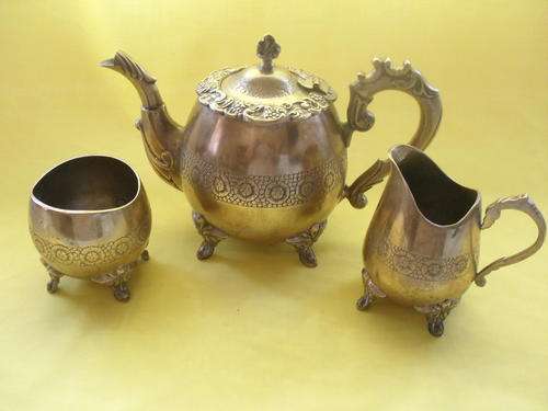 JUST STUNNING EPNS TEA SET.