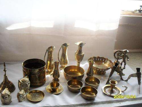 23 BRASS ITEMS.