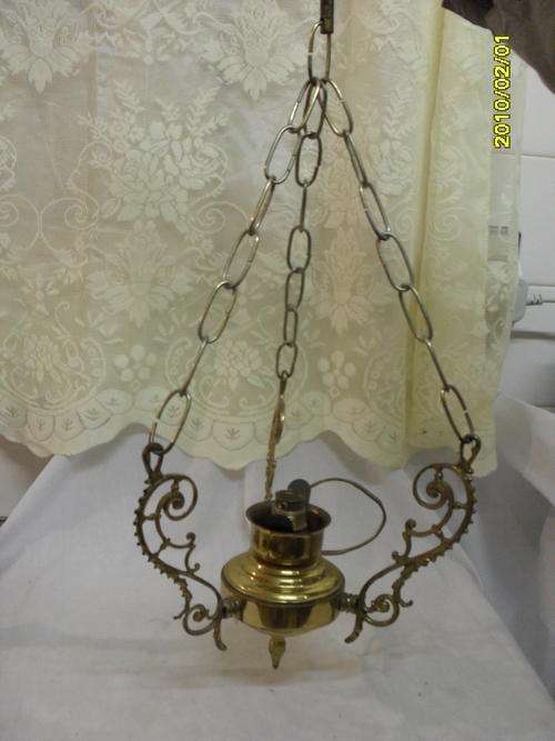 LOVELY BRASS CHANDELIER