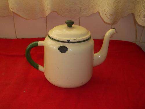 VINTAGE ENAMEL COFFEE POT