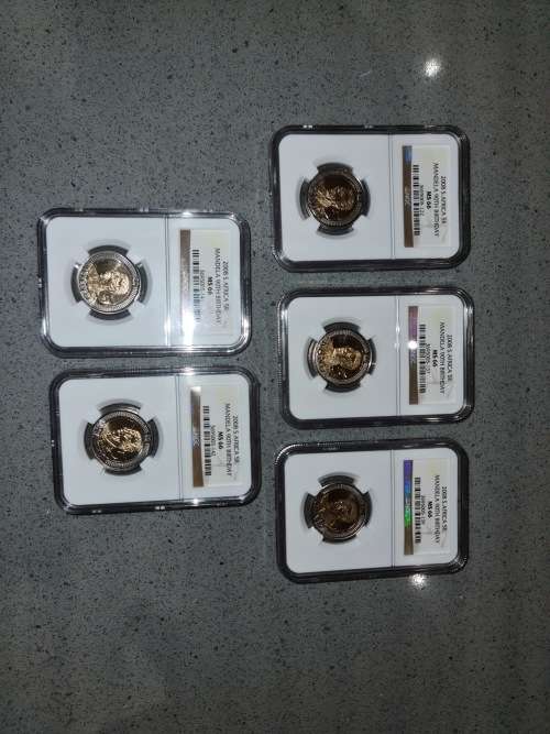2008 Mandela 90th birthday R5 MS66