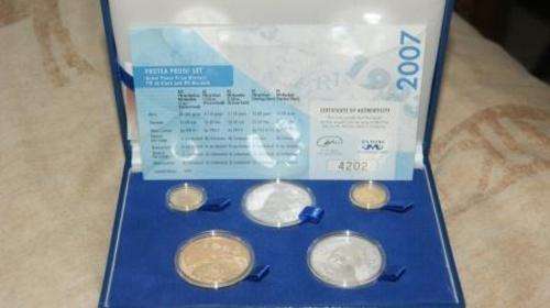 SA Mint 2007 Nelson Mandela/FW de Klerk Protea 5-coin Proof set