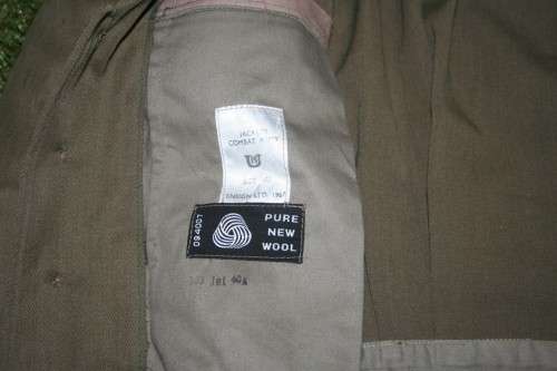 UDF/SADF Wool Army Combat Bunny Jacket #2 ZCC