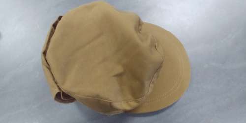 Nutria Brown Flap Cap - Size 60