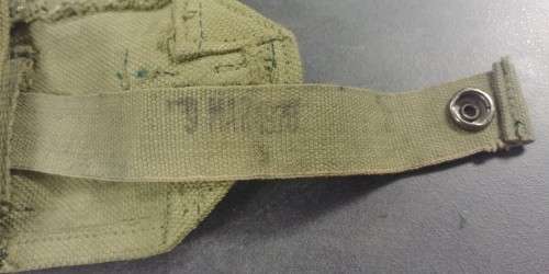 3x Genuine Rhodesian made and Issued Pattern 69 FN FAL Rifle Magazine Pouches