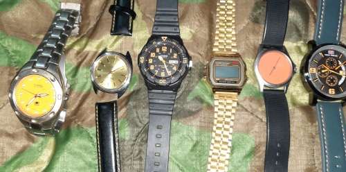 8x Watches. (1 mechanical, 1x digital 6x Quartz)