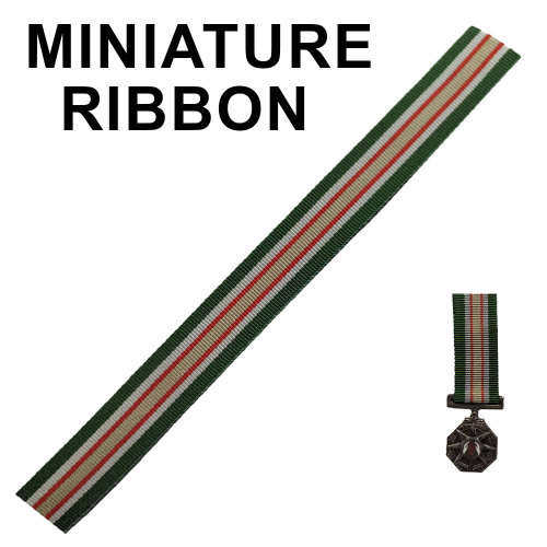 South African Railways Police Star For Merit (1980) Ribbon - Miniature