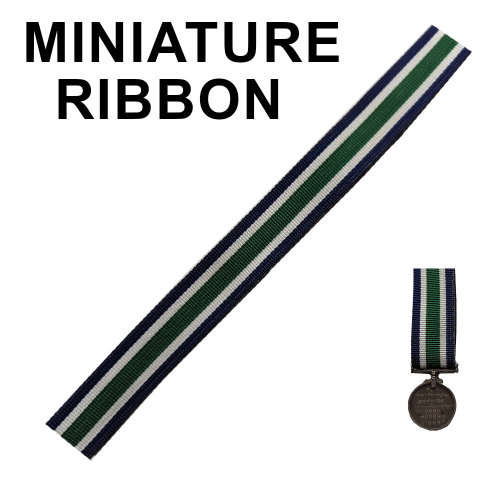 South African Railways Police Good Service Medal (1960) Ribbon - Miniature