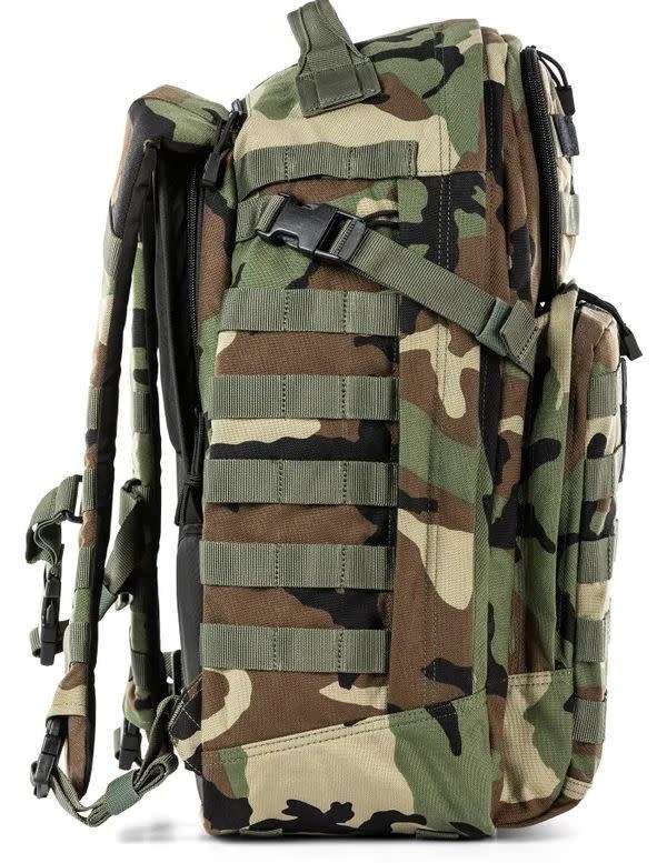 GENUINE 5.11 Tactical RUSH 24 Woodland Camo Backpack 37l