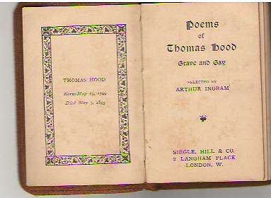 Poems of Thomas Hood