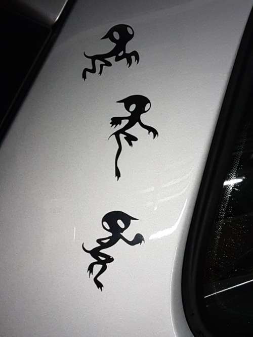 Little Spirit Vinyl Car Decal Sticker (Set of 3)
