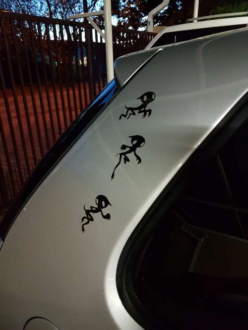 Little spirit Tokoloshe car vinyl decal sticker
