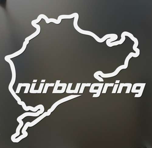 Nurburgring Vinyl car Sticker