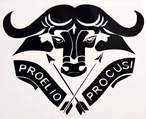 32 Battalion Buffalo Head Logo Vinyl Sticker