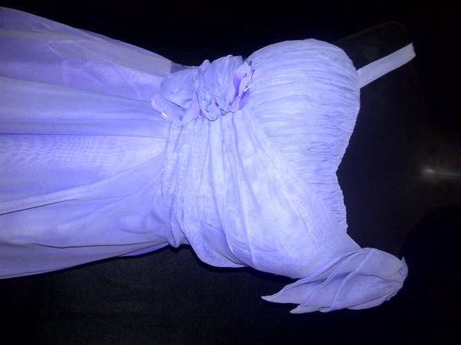 Bridesmaids Dress Lavender Chiffon Design