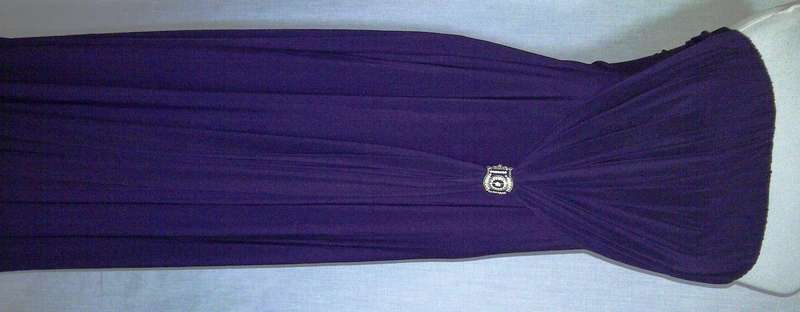 stunning long royal purple dress