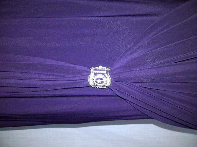 stunning long royal purple dress