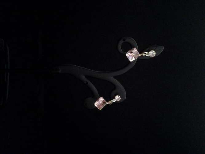 Pink Swarovski Earrings