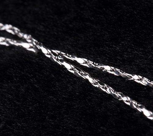 SILVER INFINITY CROSS NECKLACE CHAIN